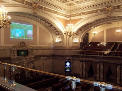The chamber of the Washington state senate